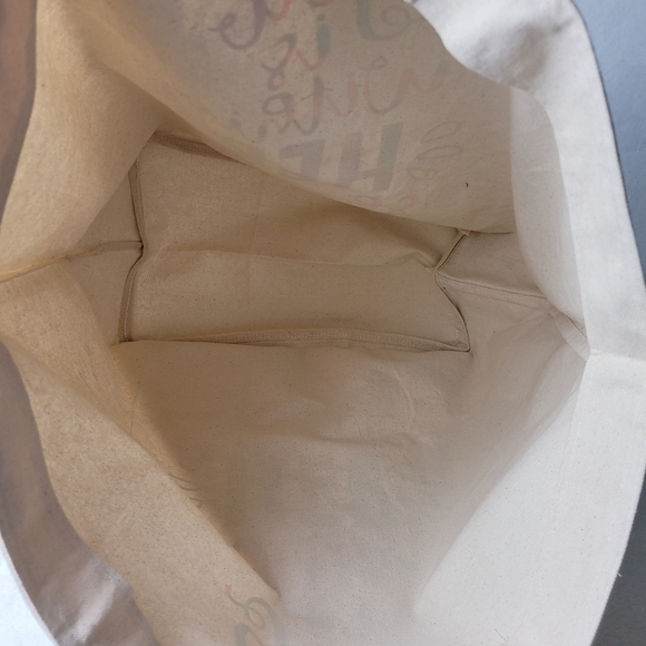 Reusable Large Canvas Tote - Picture 4 of 4